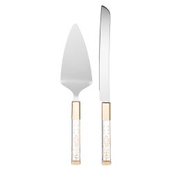 Alternative view of Lenox Westmore Opal Innocence 2-Piece Cake Knife & Server Set