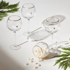 Alternative view of Lenox Westmore Holiday Gold Balloon Glasses, Set of 4