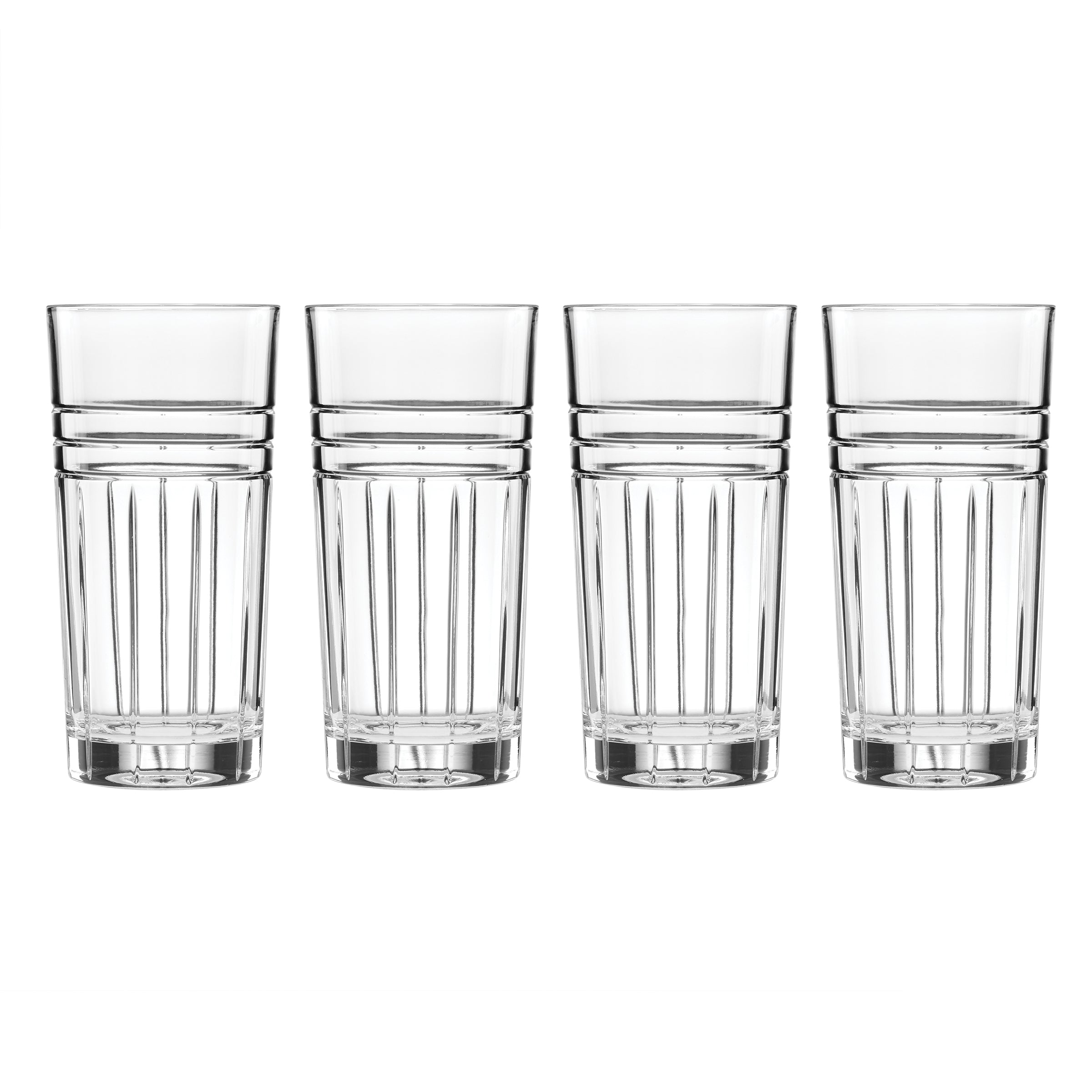 Lenox Westmore Tempo Crystal Highball Glasses, Set of 4
