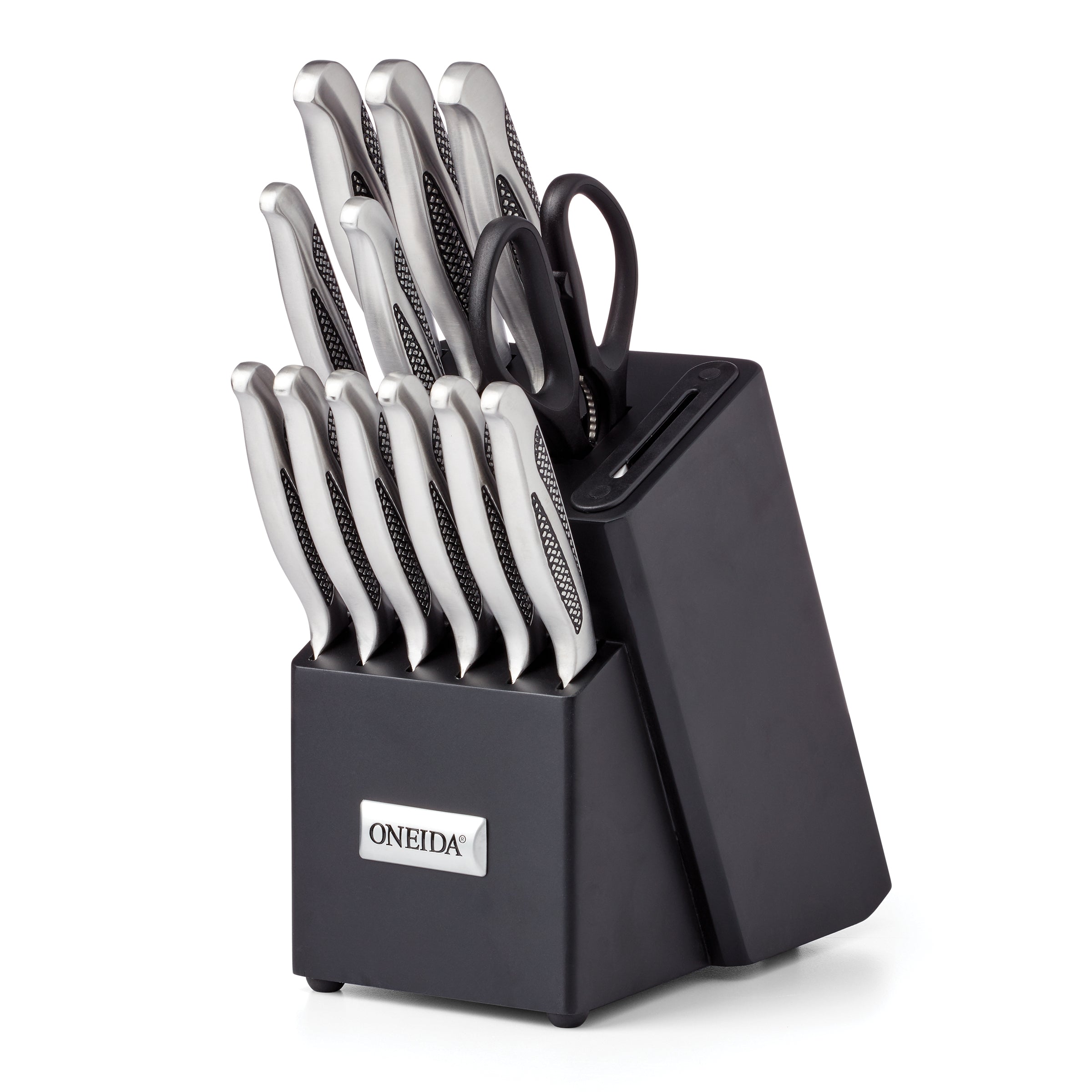 Lenox Westmore Crosshatch 14-Piece Cutlery Block Set