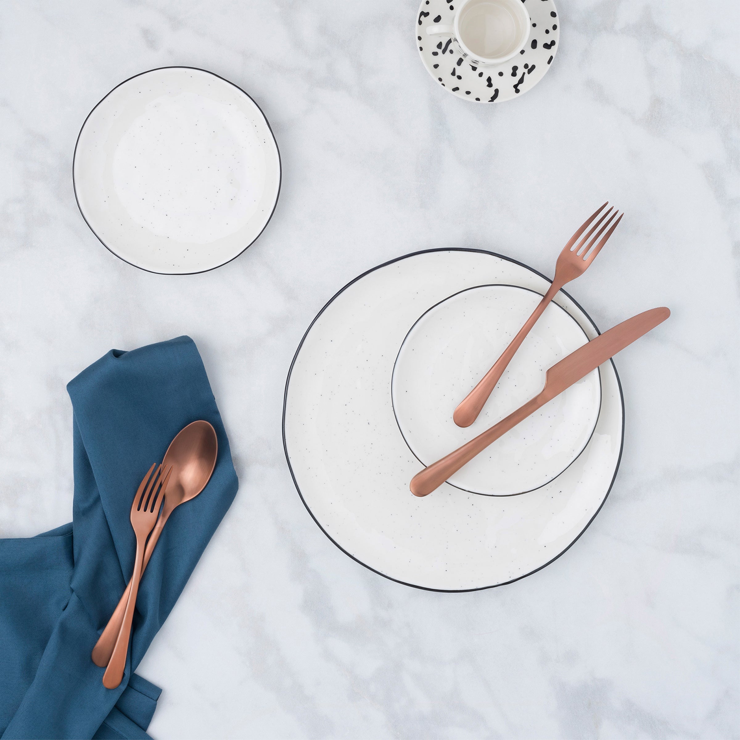Lenox Westmore Mirabella Copper Titanium Satin 20-Piece Flatware Set - Image 4