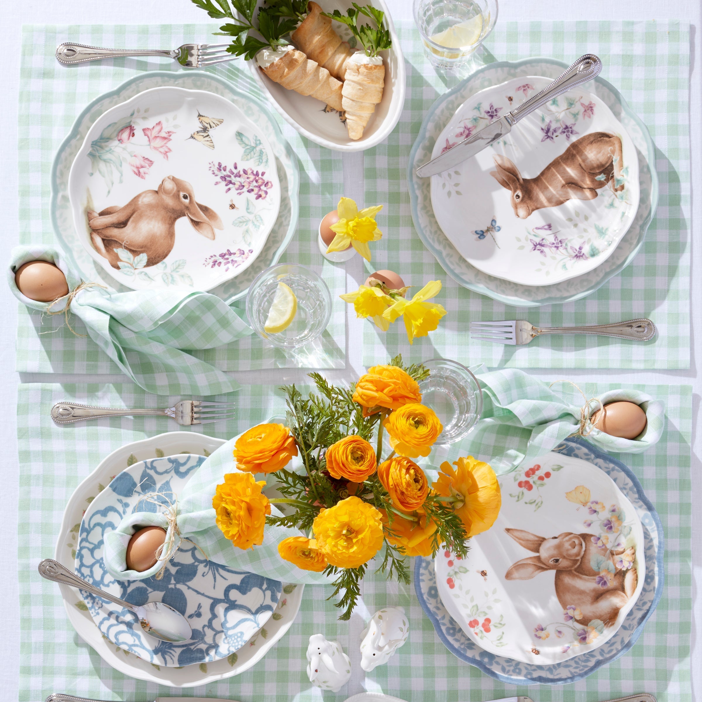 Lenox Westmore Butterfly Meadow Bunny Accent Plates, Set of 4 - Image 6