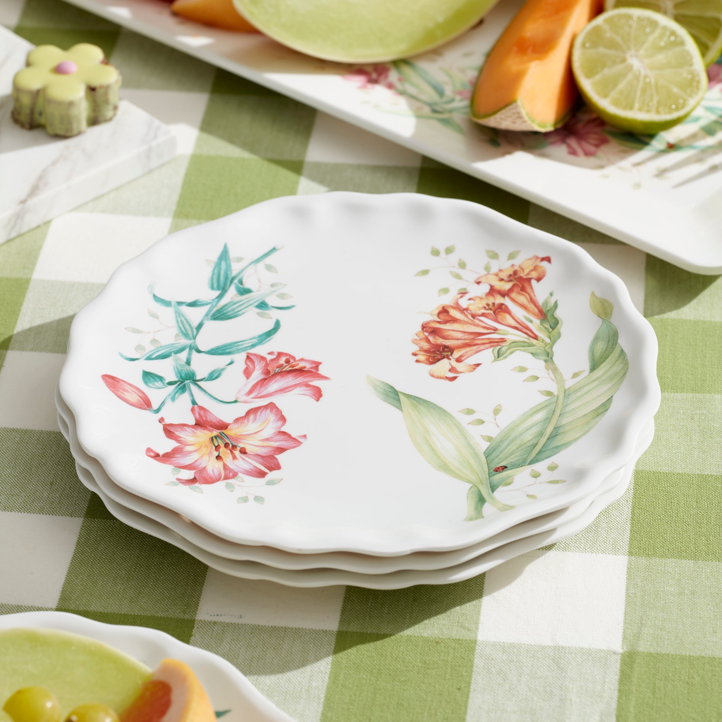 Lenox Westmore Butterfly Meadow Melamine Accent Plates, Set of 4 - Image 3