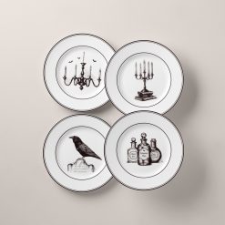 Lenox Westmore Vintage Halloween Dessert Plates, Set of 4