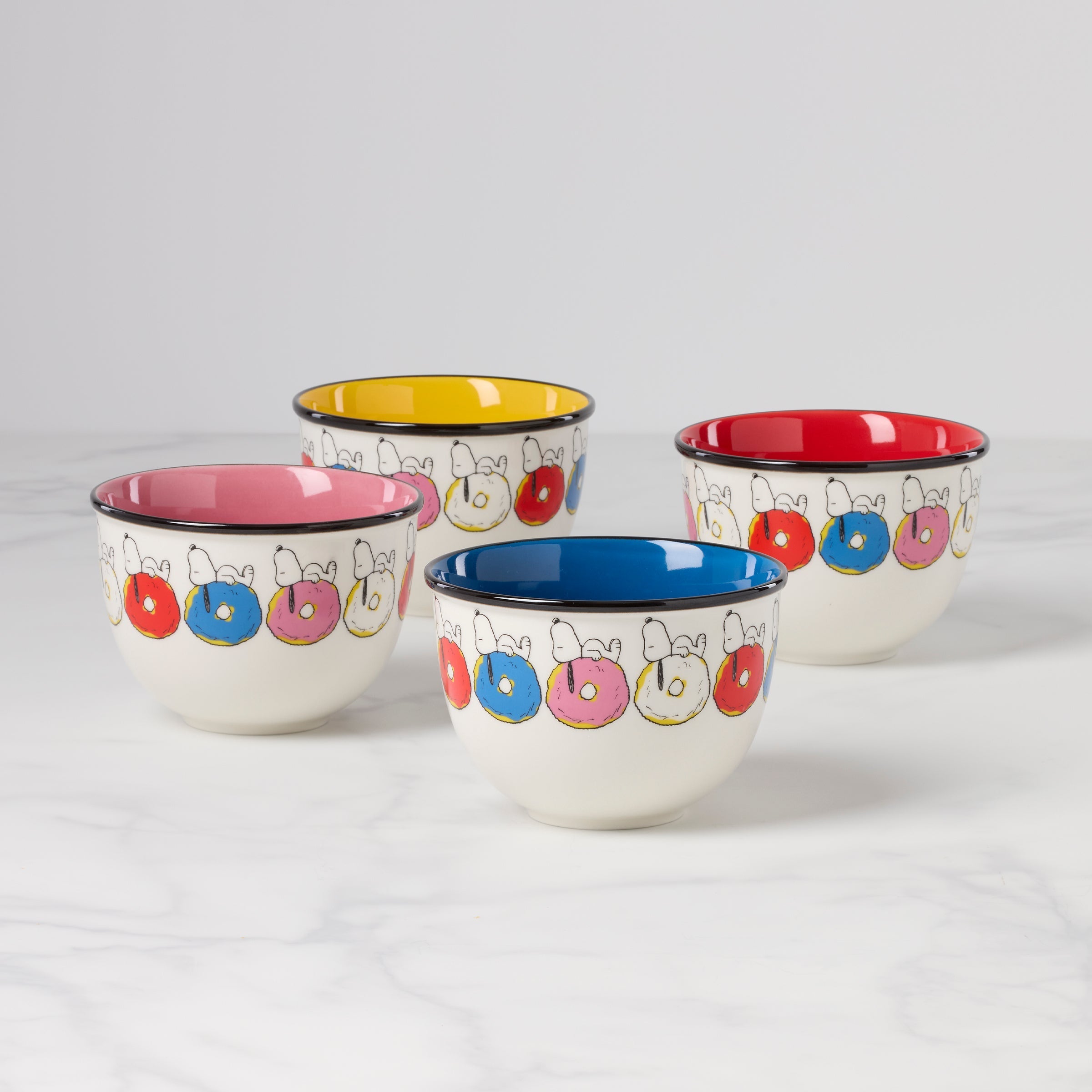 Lenox Westmore Chef Snoopy Dessert Bowls, Set of 4