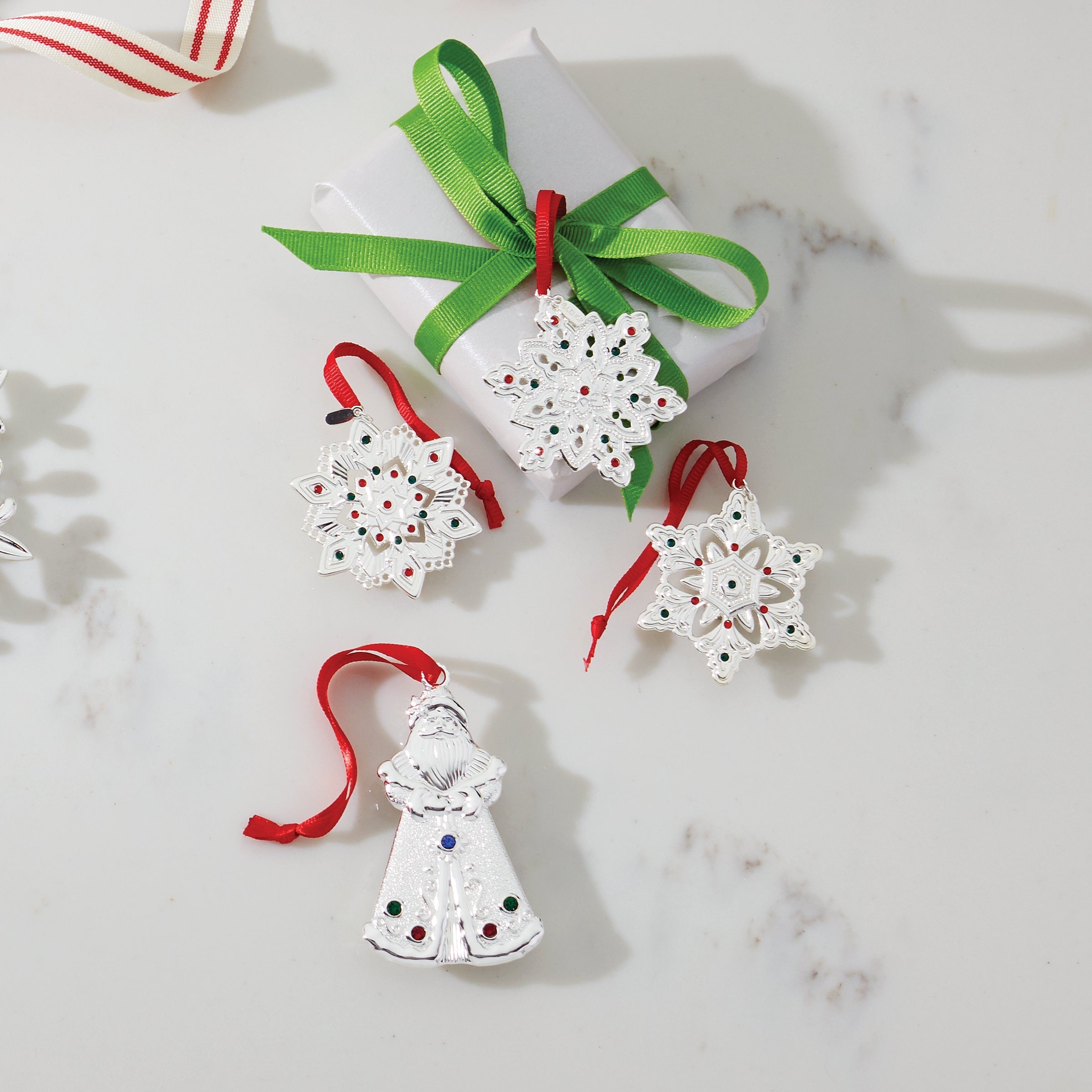 Lenox Westmore Jeweled Santa Charm Ornament - Image 2