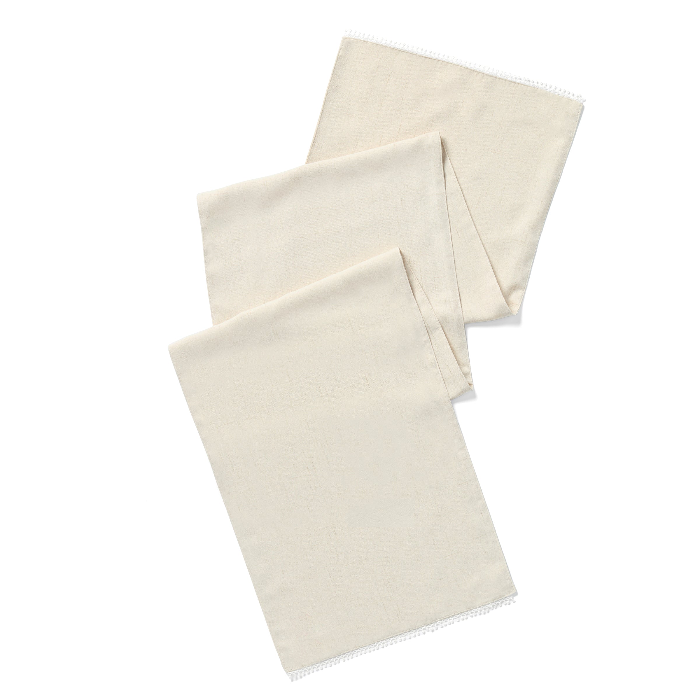 Lenox Westmore French Perle Natural 70x14 Table Runner - Image 2