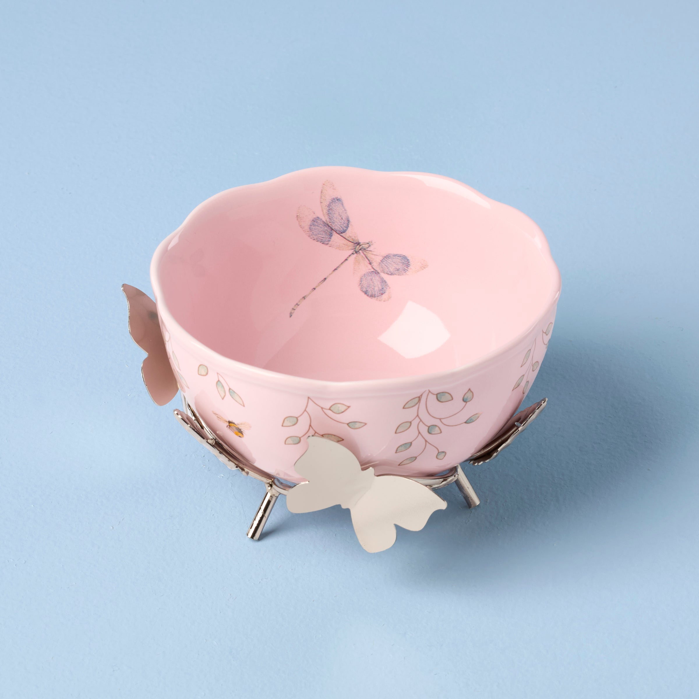 Lenox Westmore Butterfly Meadow Bowl with Stand - Image 2
