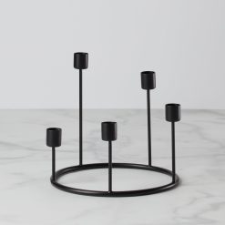 Lenox Westmore Kent Small Black Candlestick Wreath