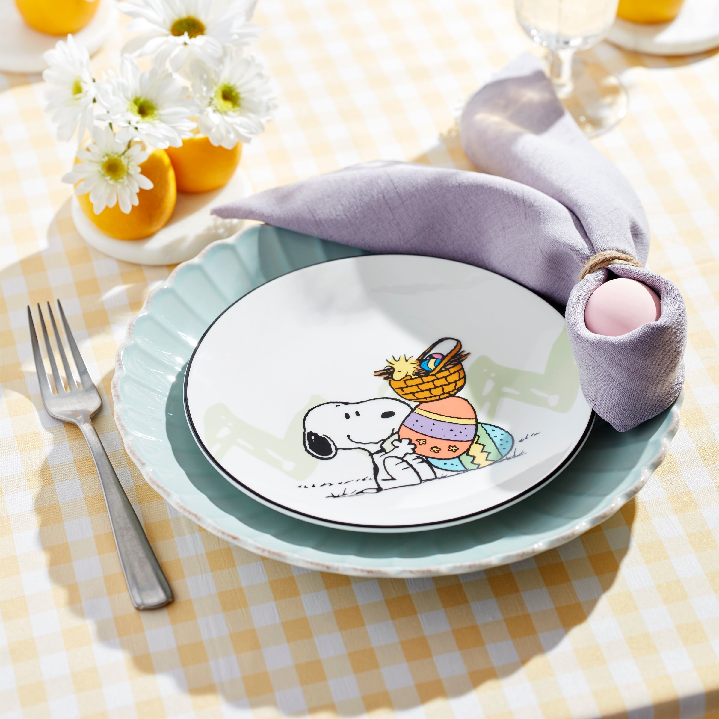 Lenox Westmore Snoopy Easter Accent Plates, Set of 4 - Image 3