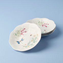 Lenox Westmore Butterfly Meadow Herbs Pasta Bowls, Set of 4