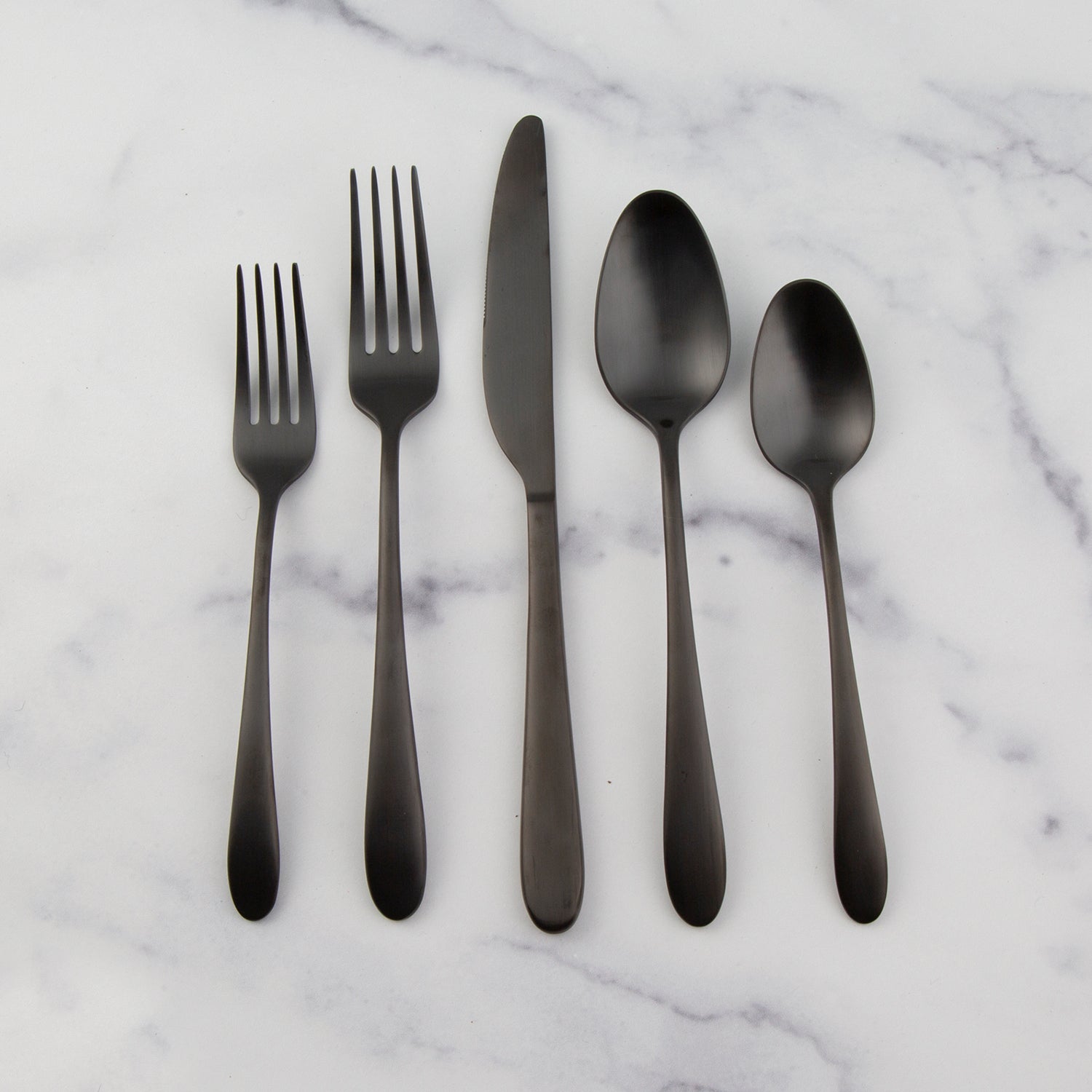 Lenox Westmore Poet Black Satin 20-Piece Flatware Set - Image 4