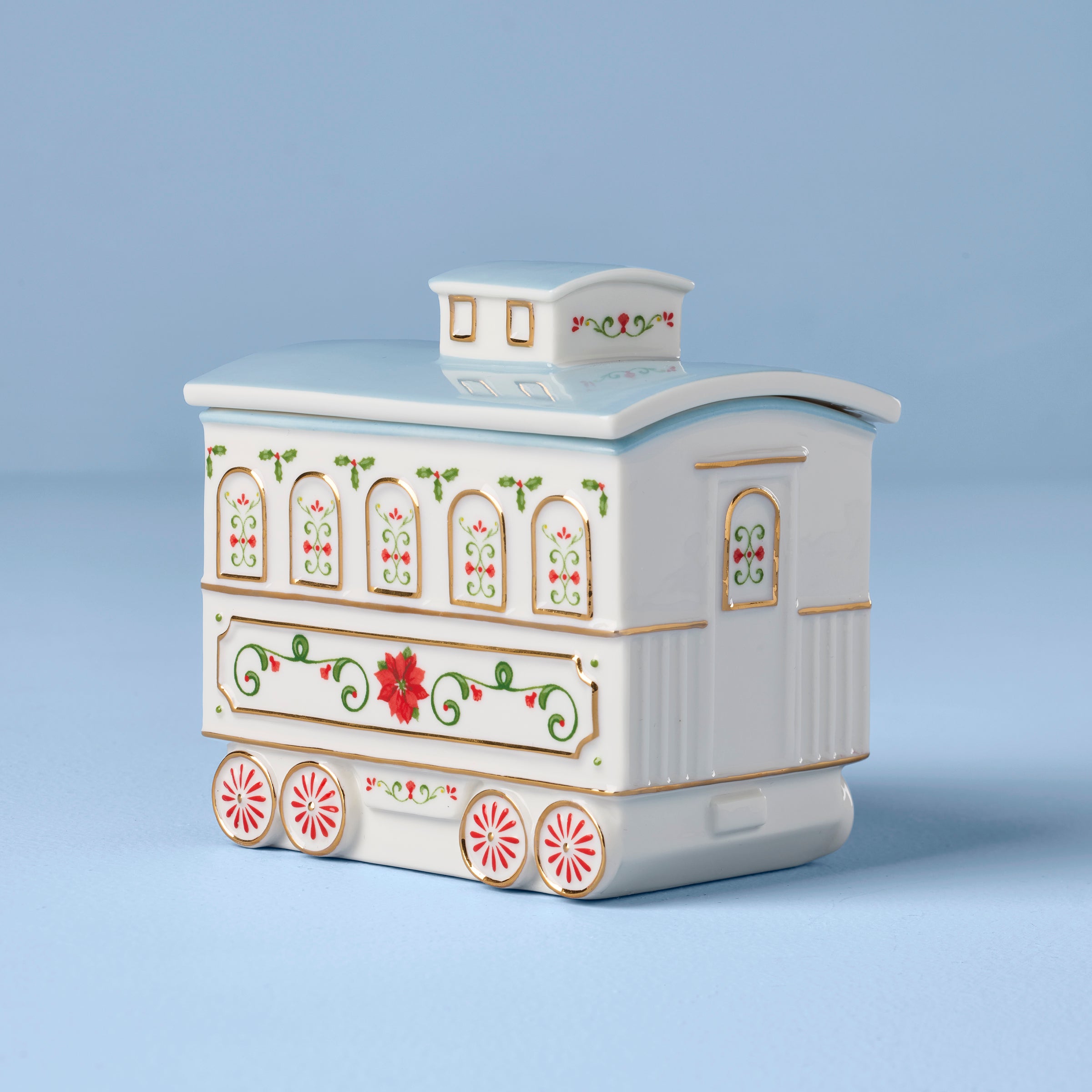 Lenox Westmore Lenox Holiday Village Christmas Train Server - Image 8