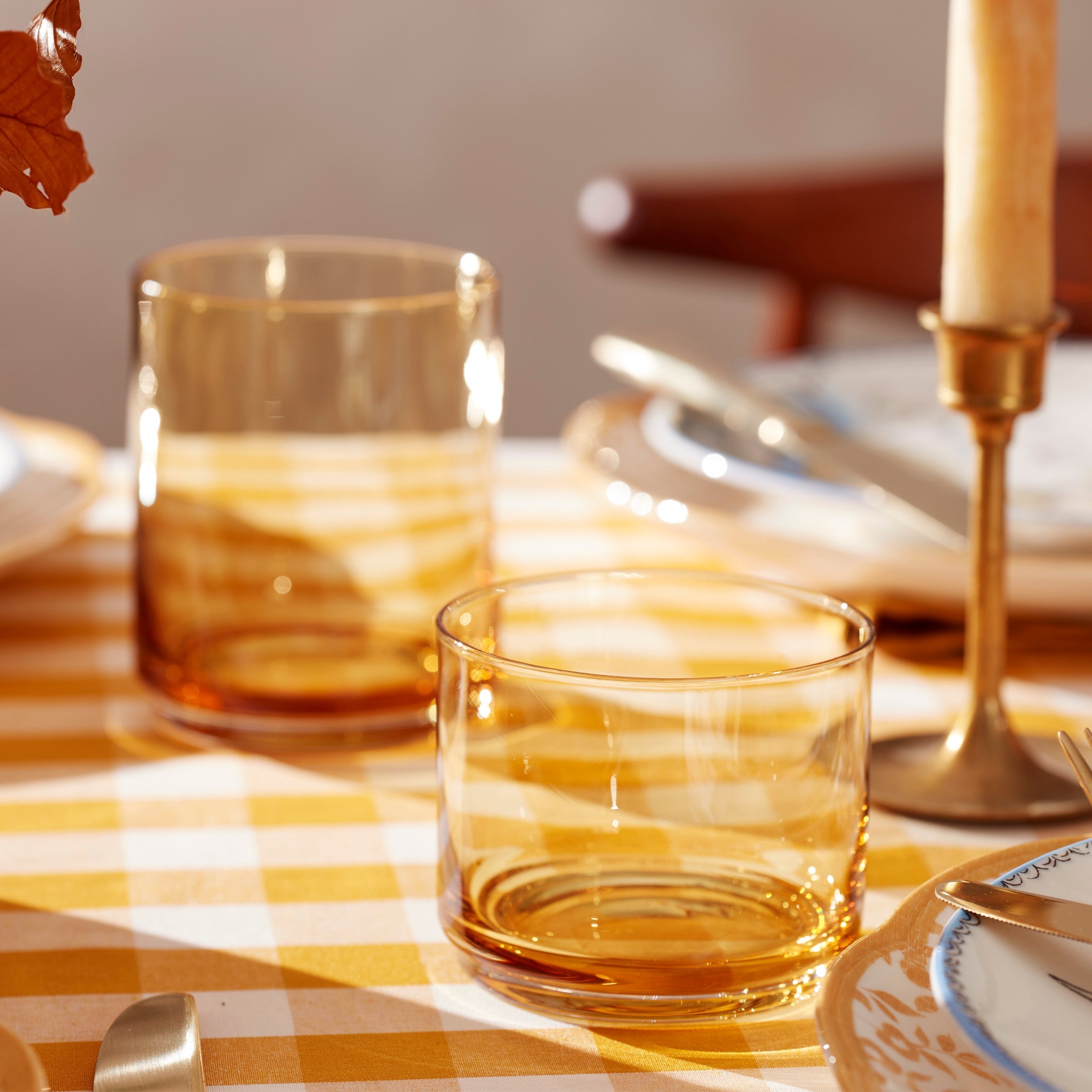 Lenox Westmore Tuscany Classics Stackable Amber Tall Glasses, Set of 4 - Image 9