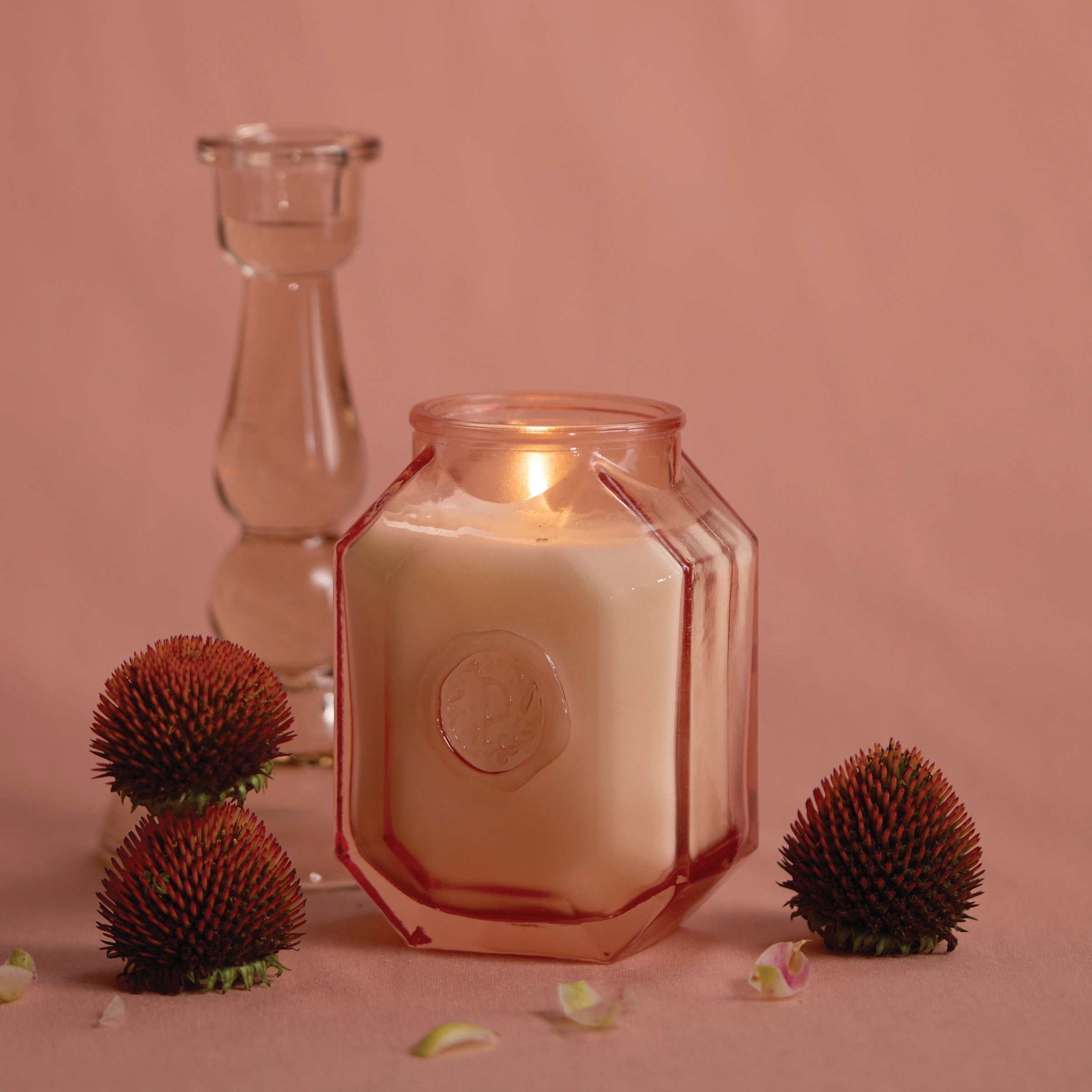 Lenox Westmore Botanica Saffron Rose 8oz Candle - Image 6
