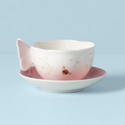 Alternative view of Lenox Westmore Butterfly Meadow Floral Pink Cup & Saucer