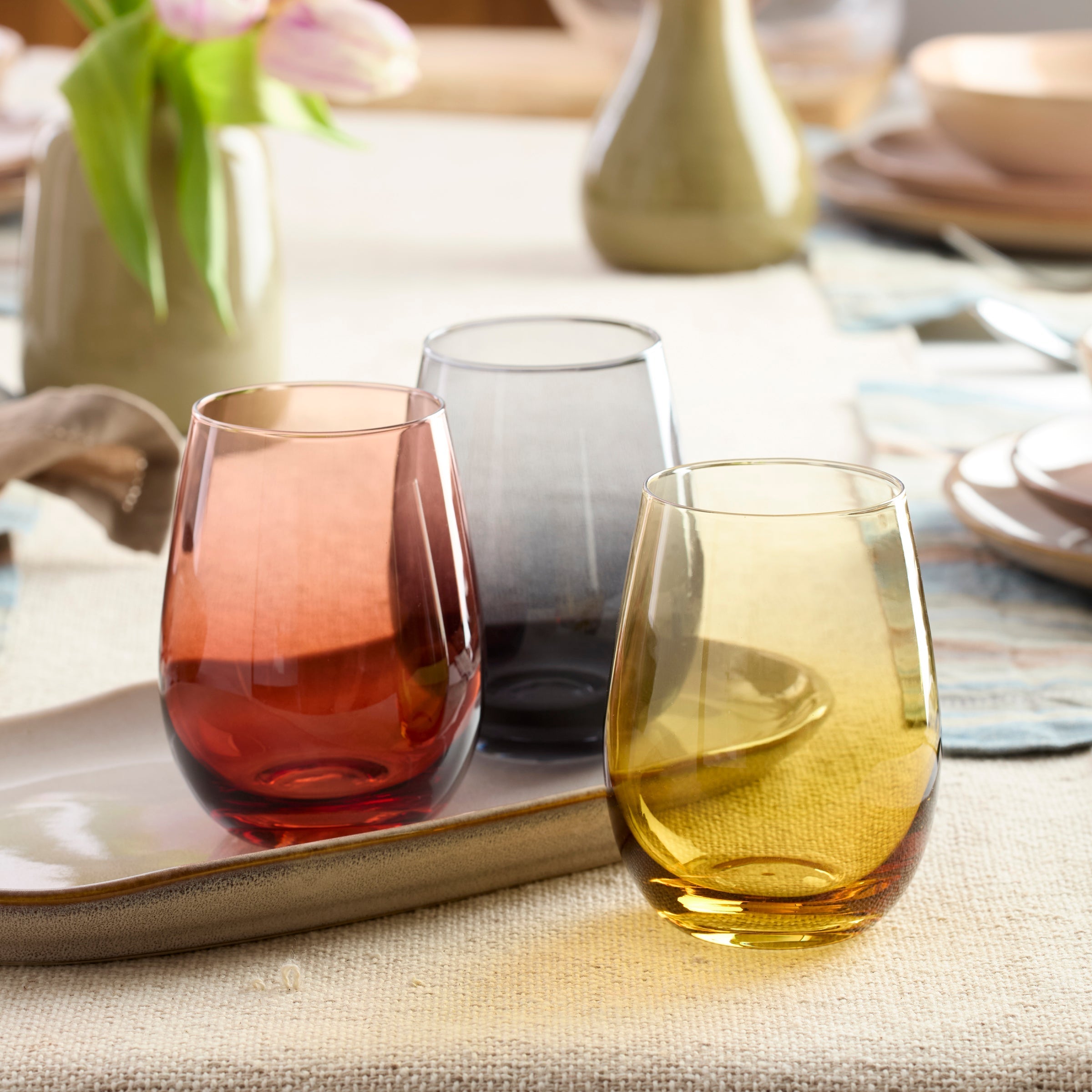 Lenox Westmore Golden Hour Stemless Wine Glasses, Set of 4 - Image 2