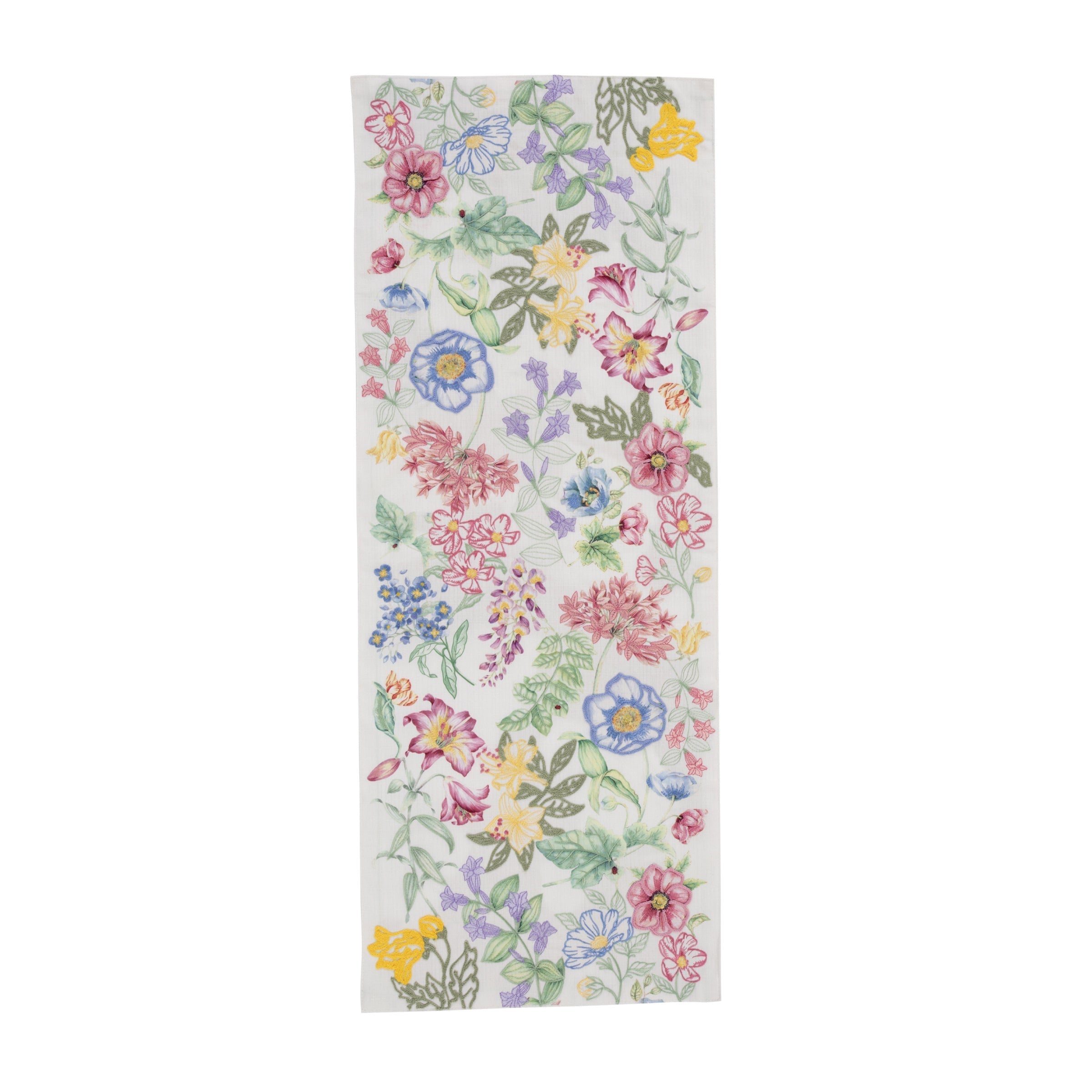 Lenox Westmore Butterfly Meadow Garden Embroidered Centerpiece Table Runner - Image 3