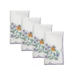 Lenox Westmore Butterfly Meadow Flutter Dinner Napkins, Set of 4