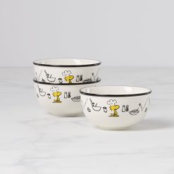 Alternative view of Lenox Westmore Chef Snoopy Mini Bowls, Set of 3