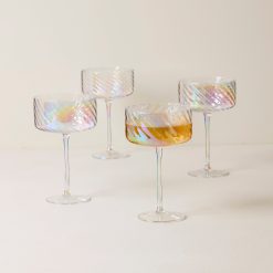 Alternative view of Lenox Westmore Tuscany Classics Iridescent Coupe Glasses, Set of 4