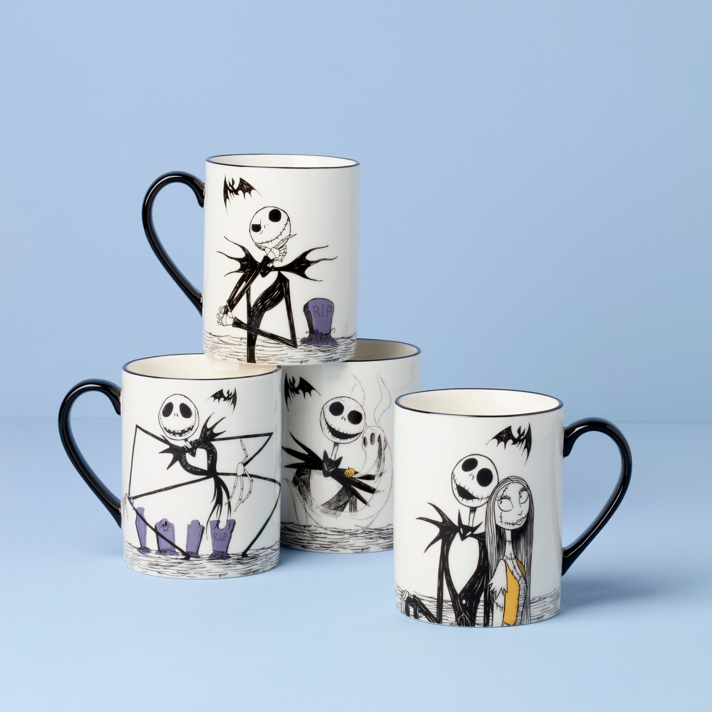 Lenox Westmore Nightmare Before Christmas Mugs, Set of 4 - Image 2