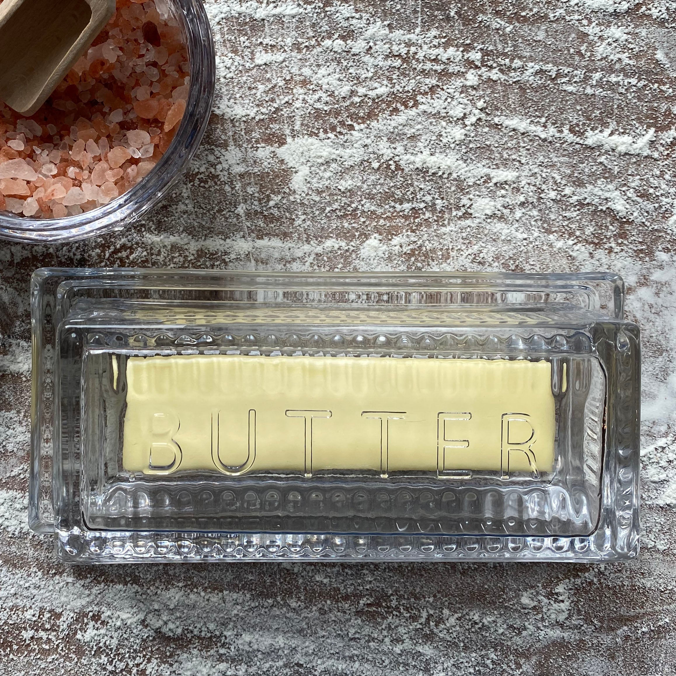 Lenox Westmore Glass Butter Dish - Image 2