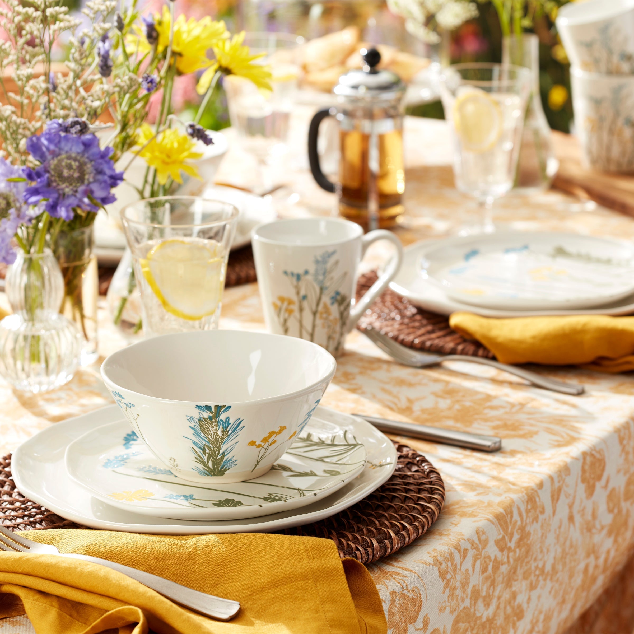 Lenox Westmore Wildflowers Dinner Plates, Set of 4 - Image 7