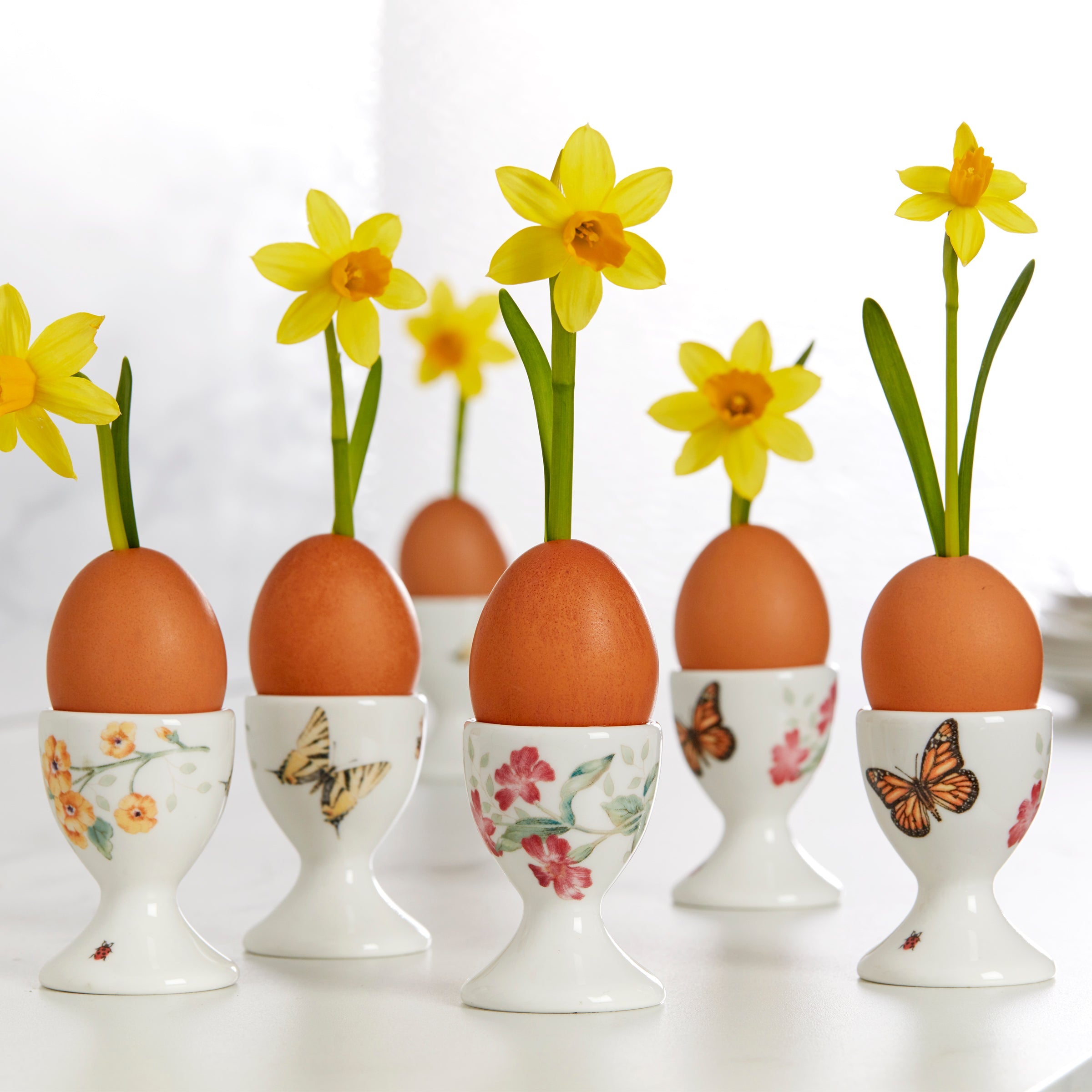Lenox Westmore Butterfly Meadow Footed Egg Cups - Set Of 4 - Image 4