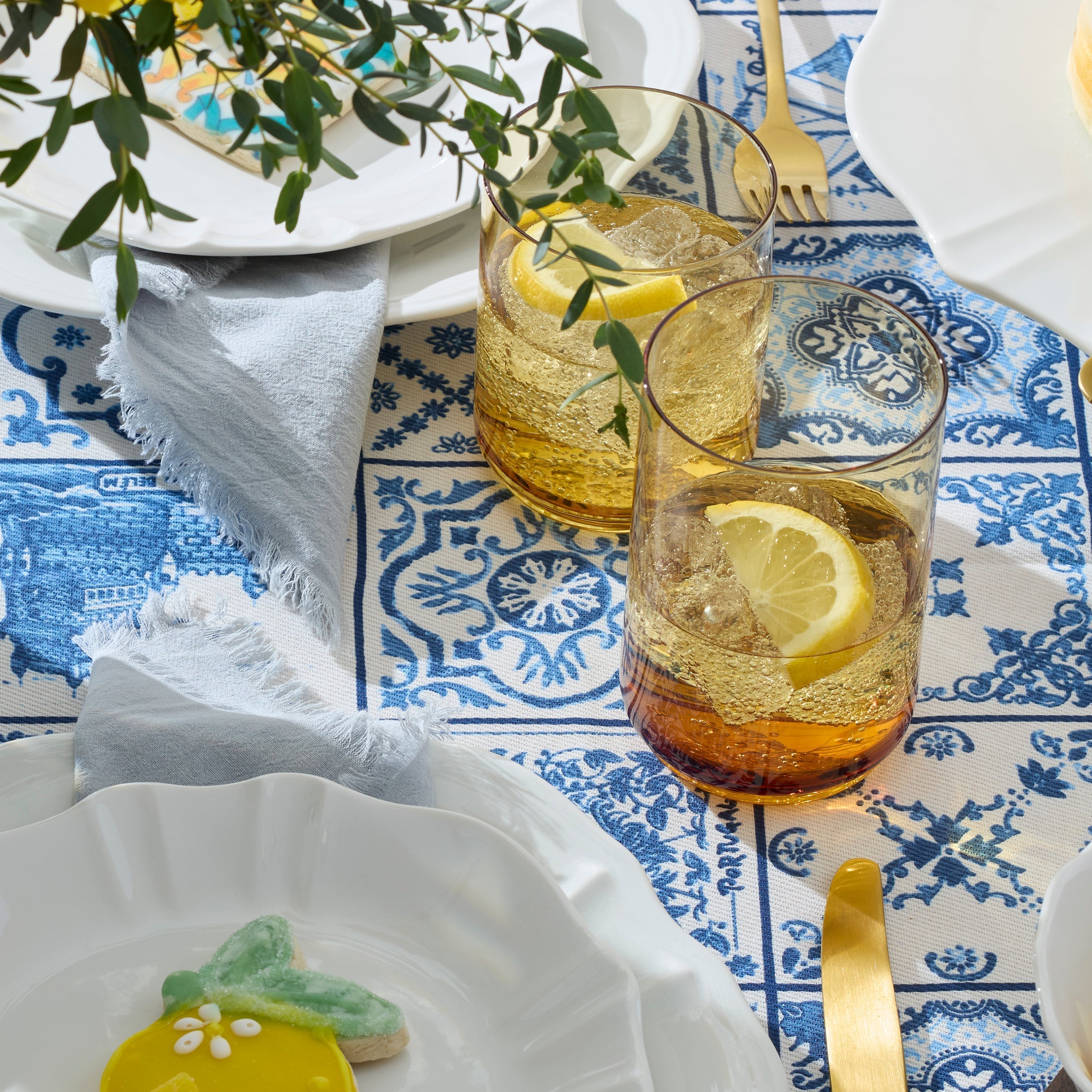Lenox Westmore Tuscany Classics Stackable Amber Coolers, Set of 4 - Image 5