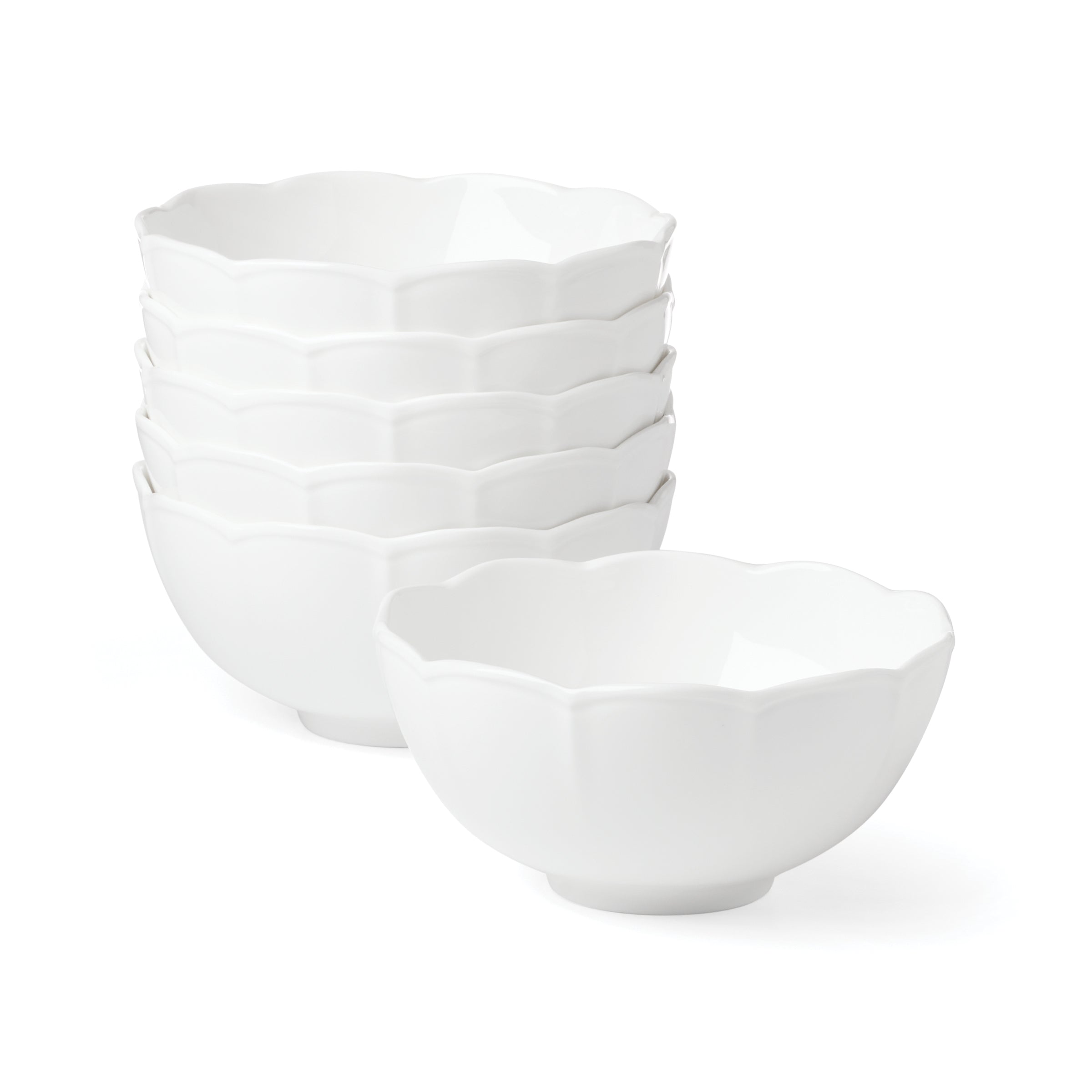 Lenox Westmore Studio 1414 Scallop All-Purpose Bowls, Set of 6 - Image 5
