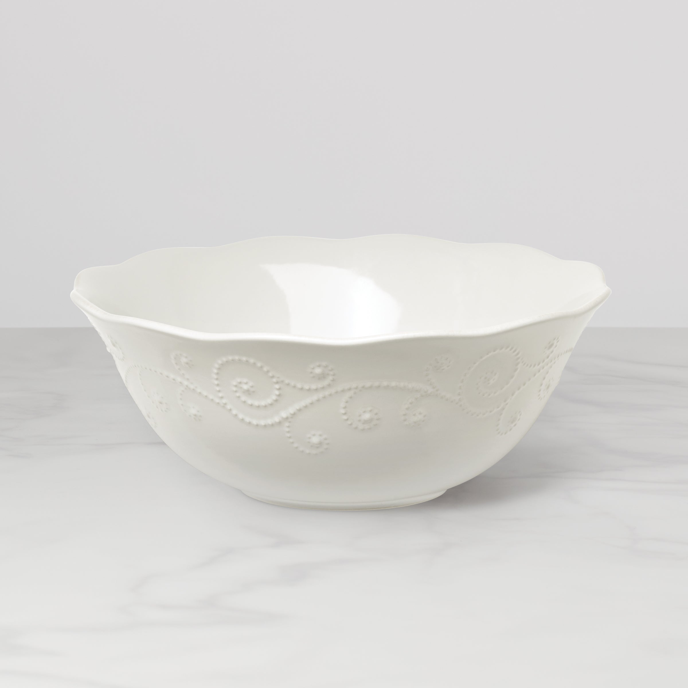 Lenox Westmore French Perle White Large Serving Bowl