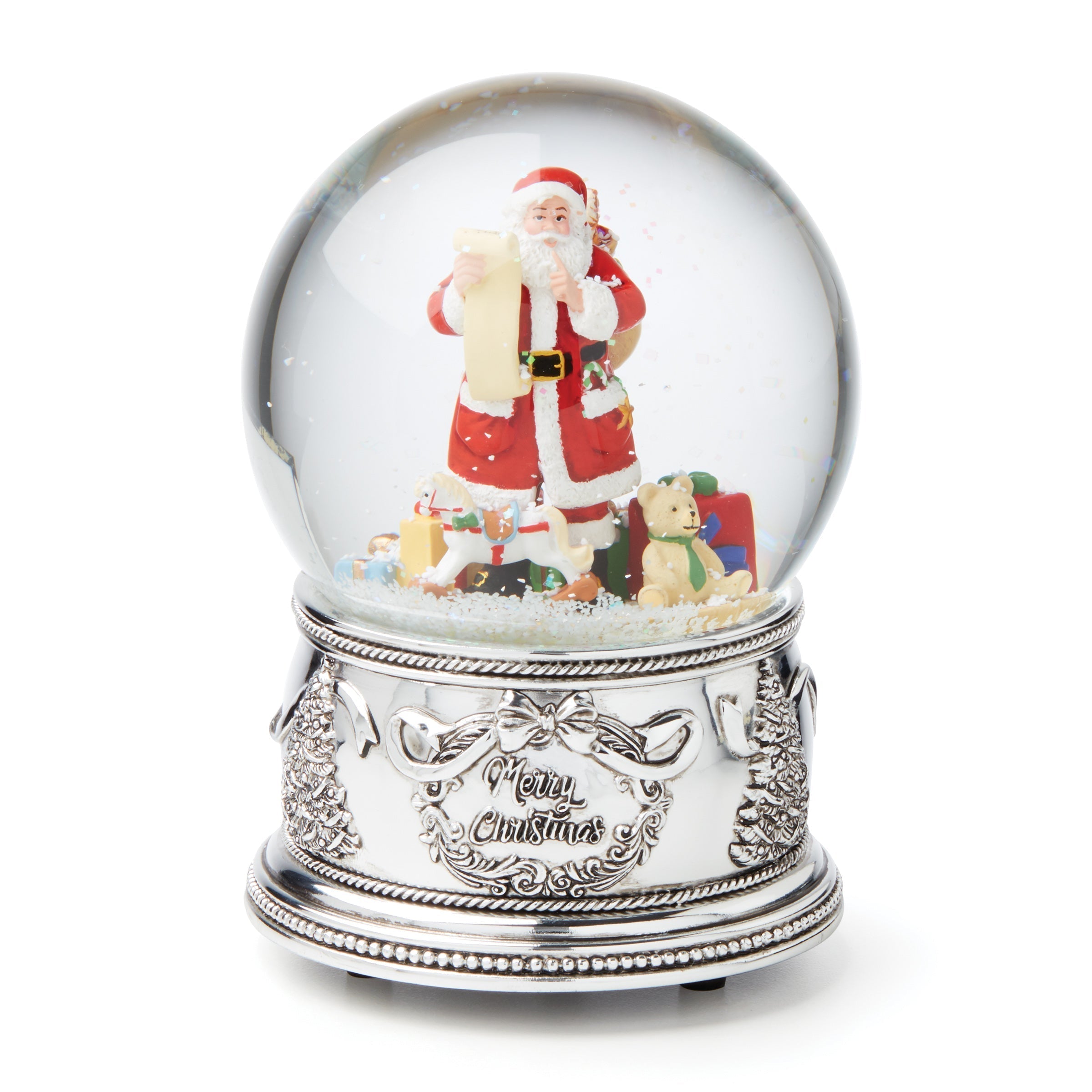 Lenox Westmore Winter Traditions Santa Snow Globe - Image 4