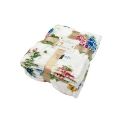 Alternative view of Lenox Westmore Butterfly Meadow Hydrangea Throw Blanket
