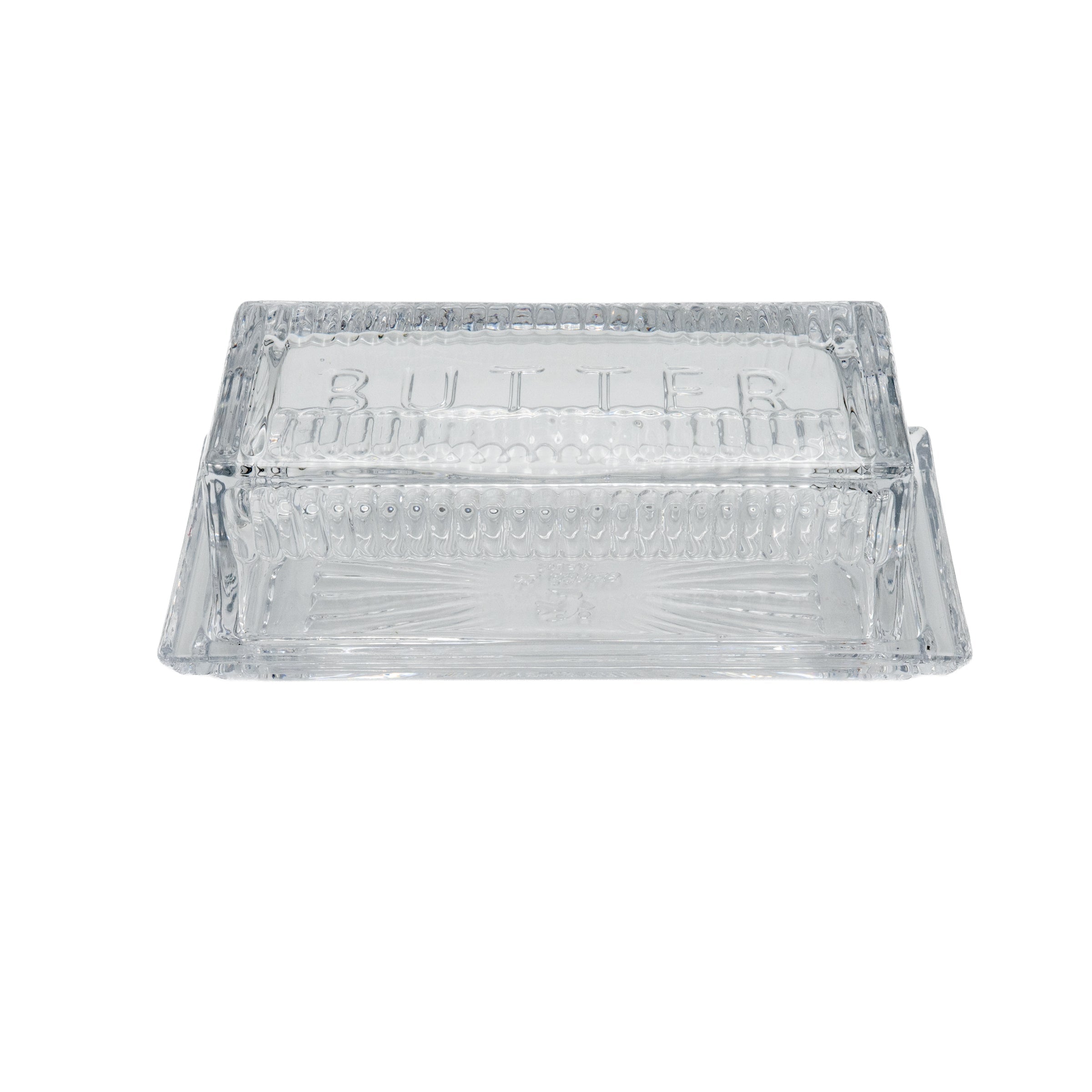 Lenox Westmore Glass Butter Dish