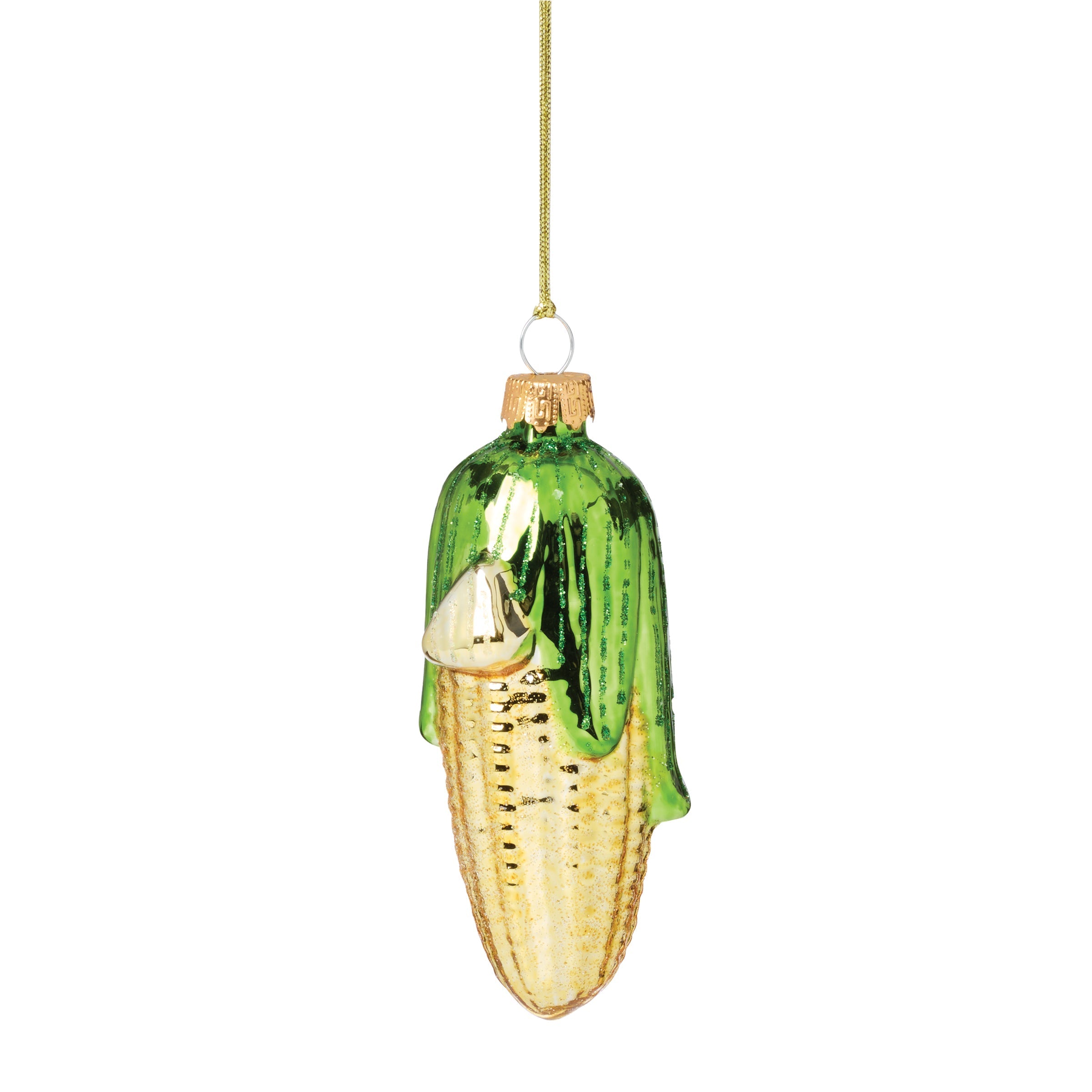 Lenox Westmore Retro Blown Glass Corn On The Cob Ornament - Image 6