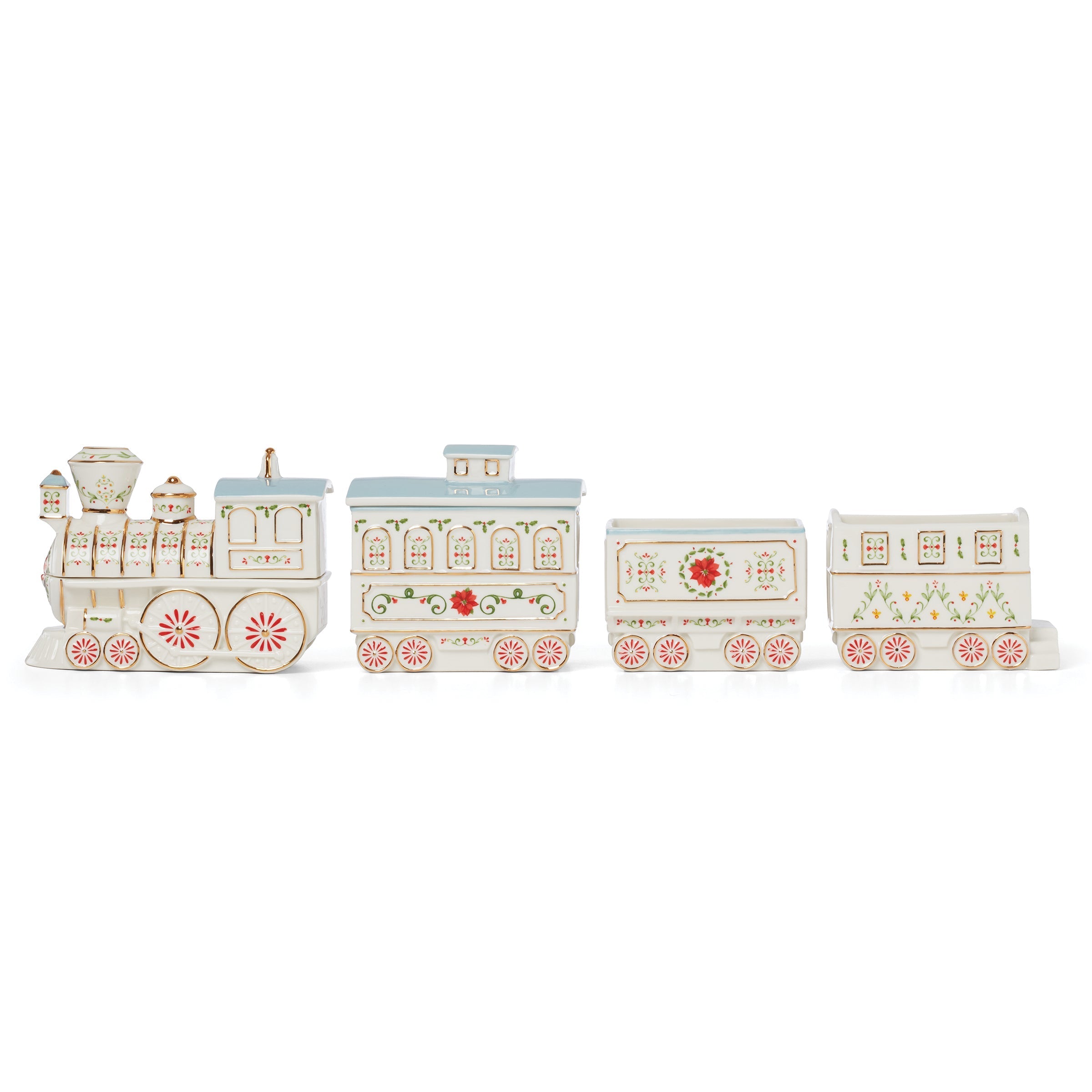 Lenox Westmore Lenox Holiday Village Christmas Train Server - Image 2