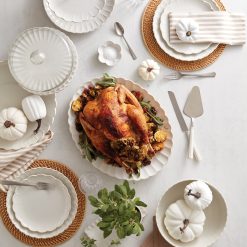 Alternative view of Lenox Westmore French Perle White Carved Turkey Platter