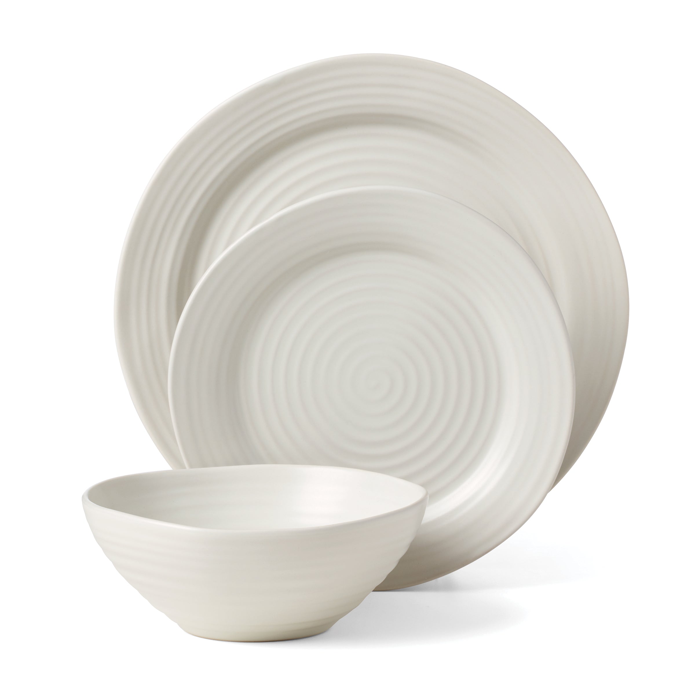 Lenox Westmore Ridge White 12-Piece Dinnerware Set - Image 4
