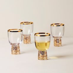 Alternative view of Lenox Westmore Tuscany Classics Gold Frost Wine Glasses, Set of 4