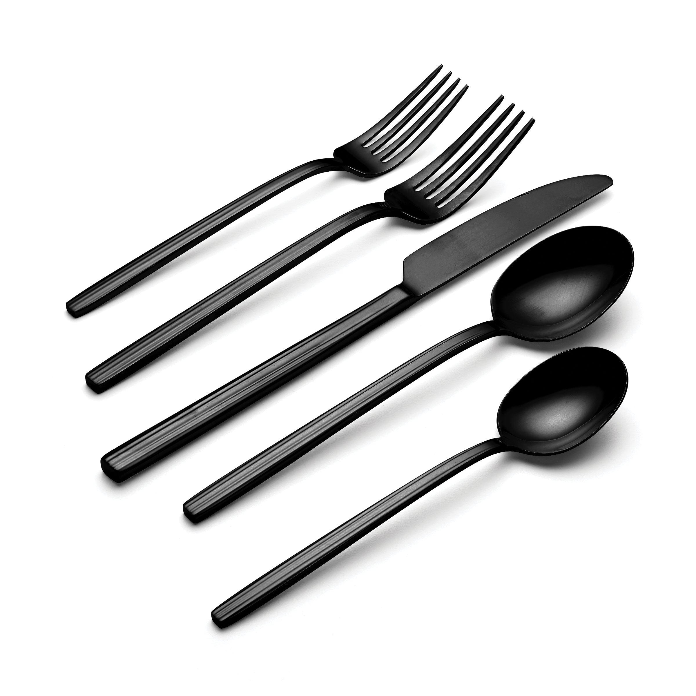Lenox Westmore Dean Black Satin 20-Piece Flatware Set - Image 3