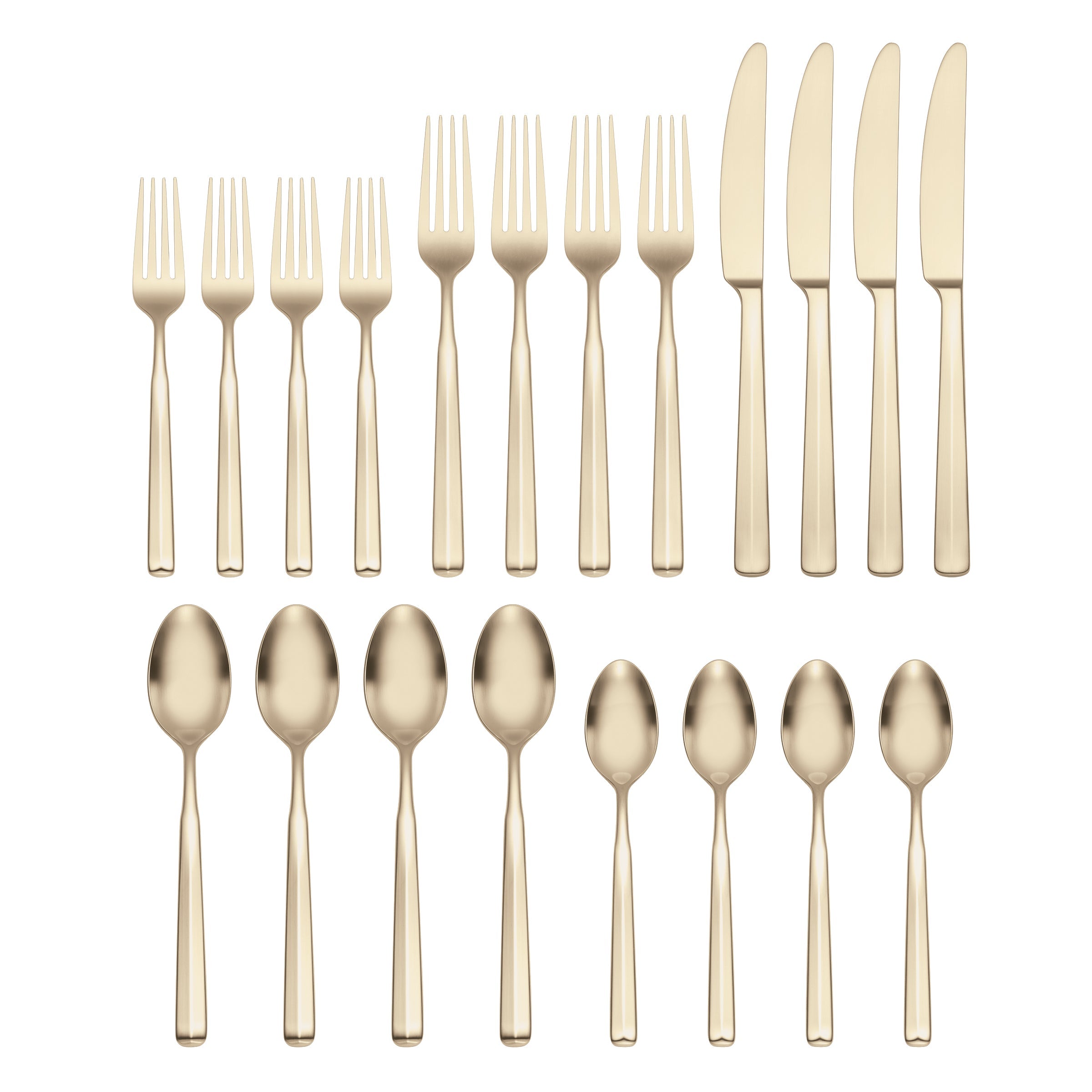 Lenox Westmore Ryder Champagne Satin 20-Piece Flatware Set - Image 3