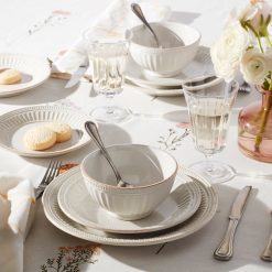 Alternative view of Lenox Westmore French Perle Groove White 4-Piece Place Setting