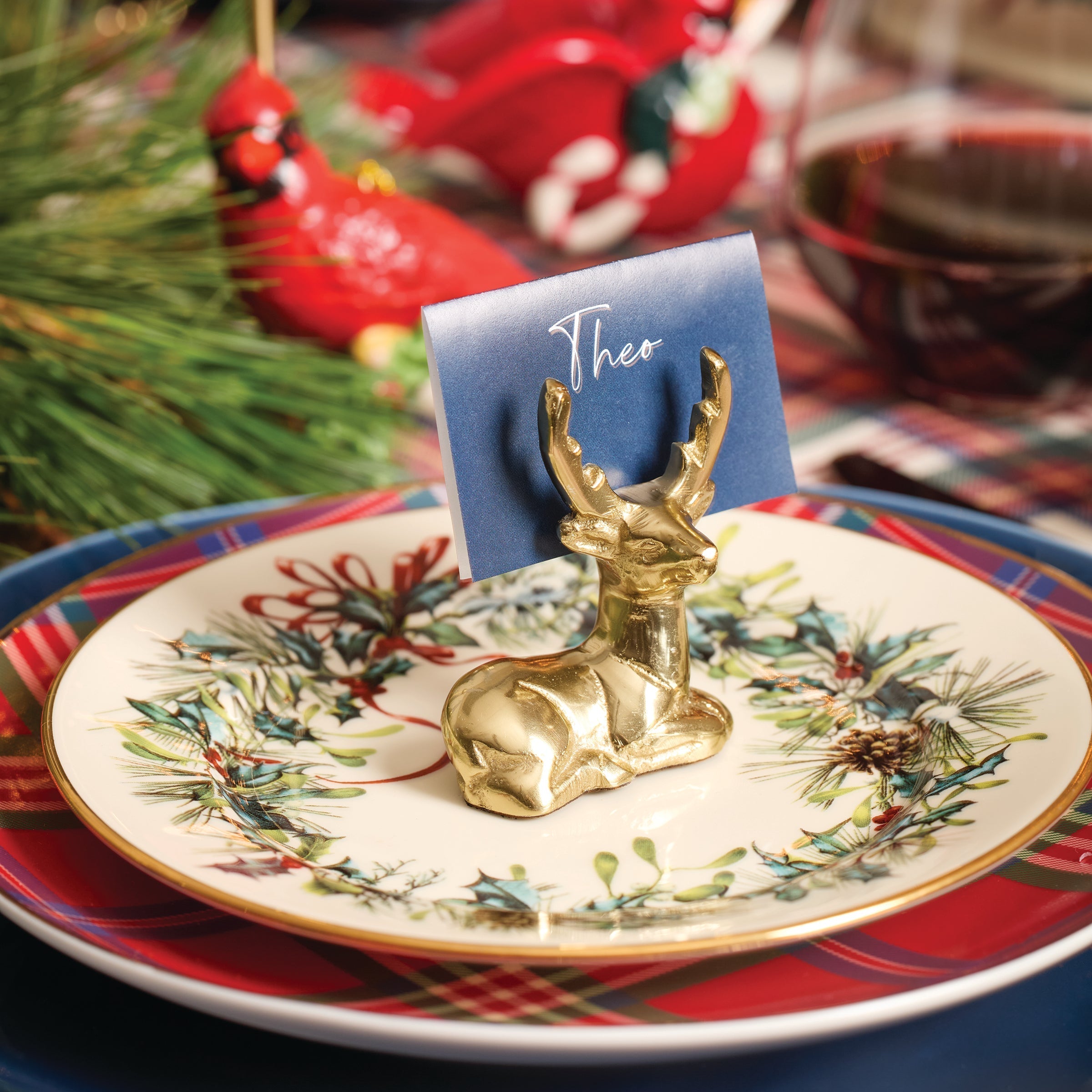 Lenox Westmore Winter Greetings 12-Piece Dinnerware Set - Image 3