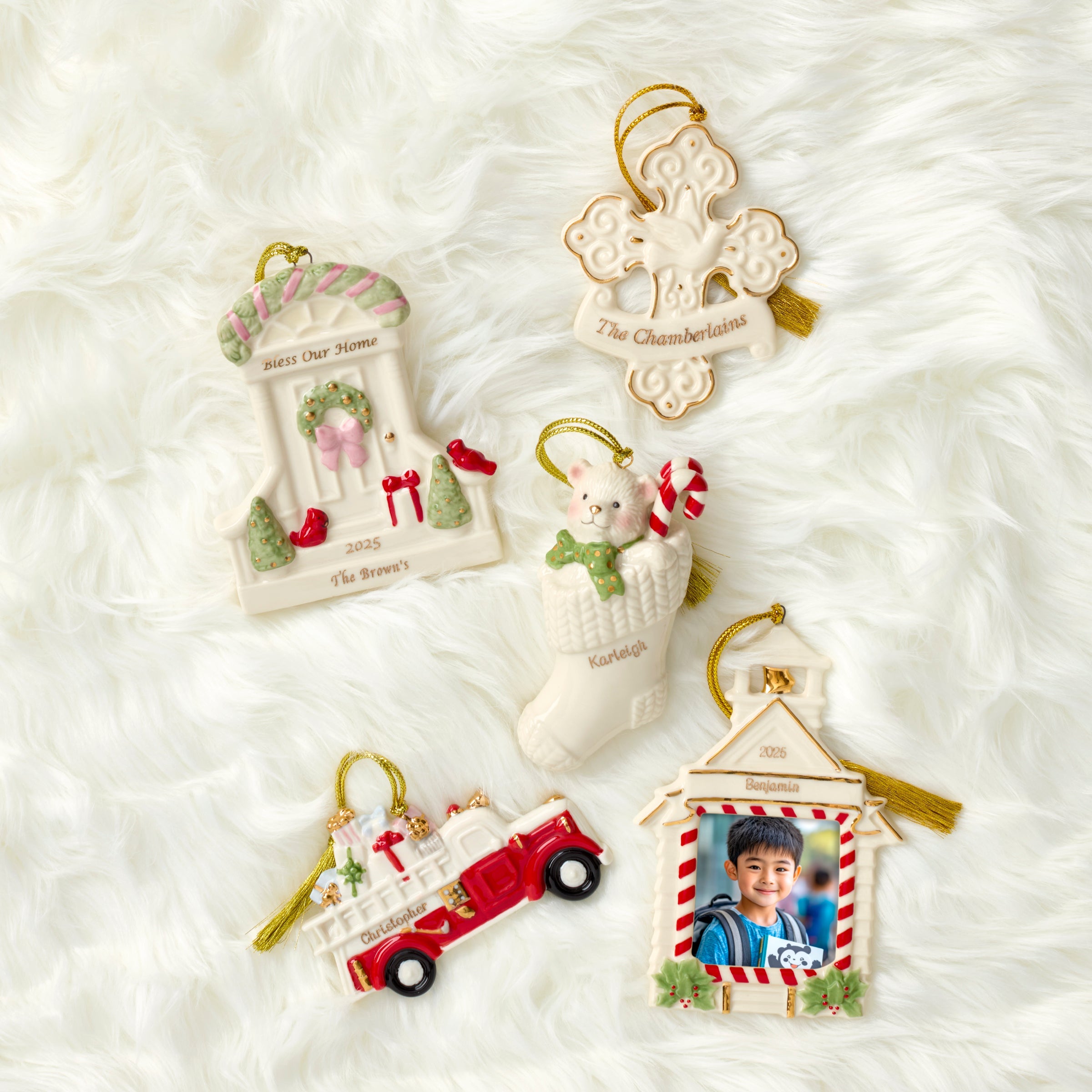 Lenox Westmore Personalized School Time Memories Ornament - Image 2