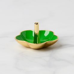 Lenox Westmore Make It Pop Green Metal Ring Dish
