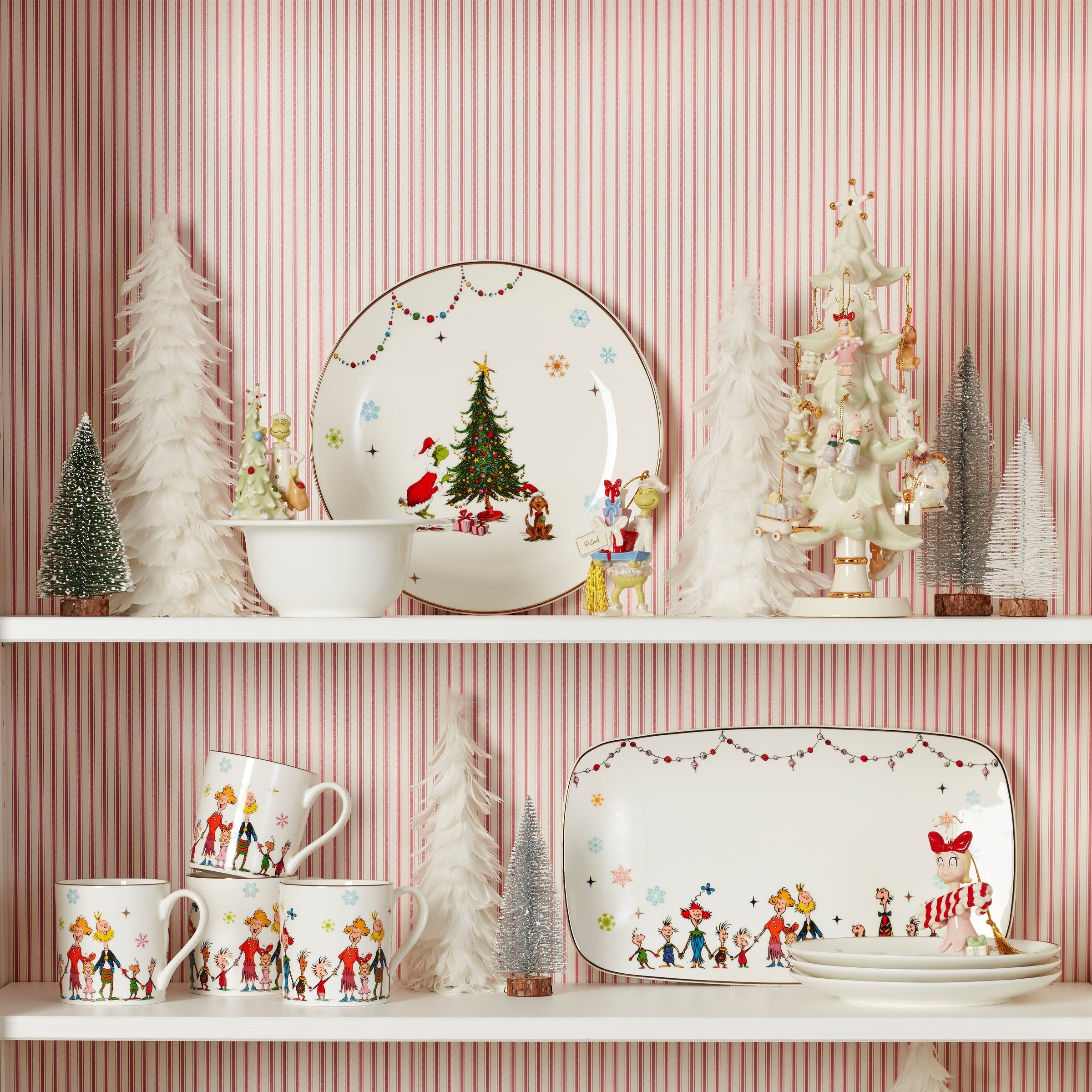 Lenox Westmore How The Grinch Stole Christmas 12-Piece Ornament & Tree Set - Image 2