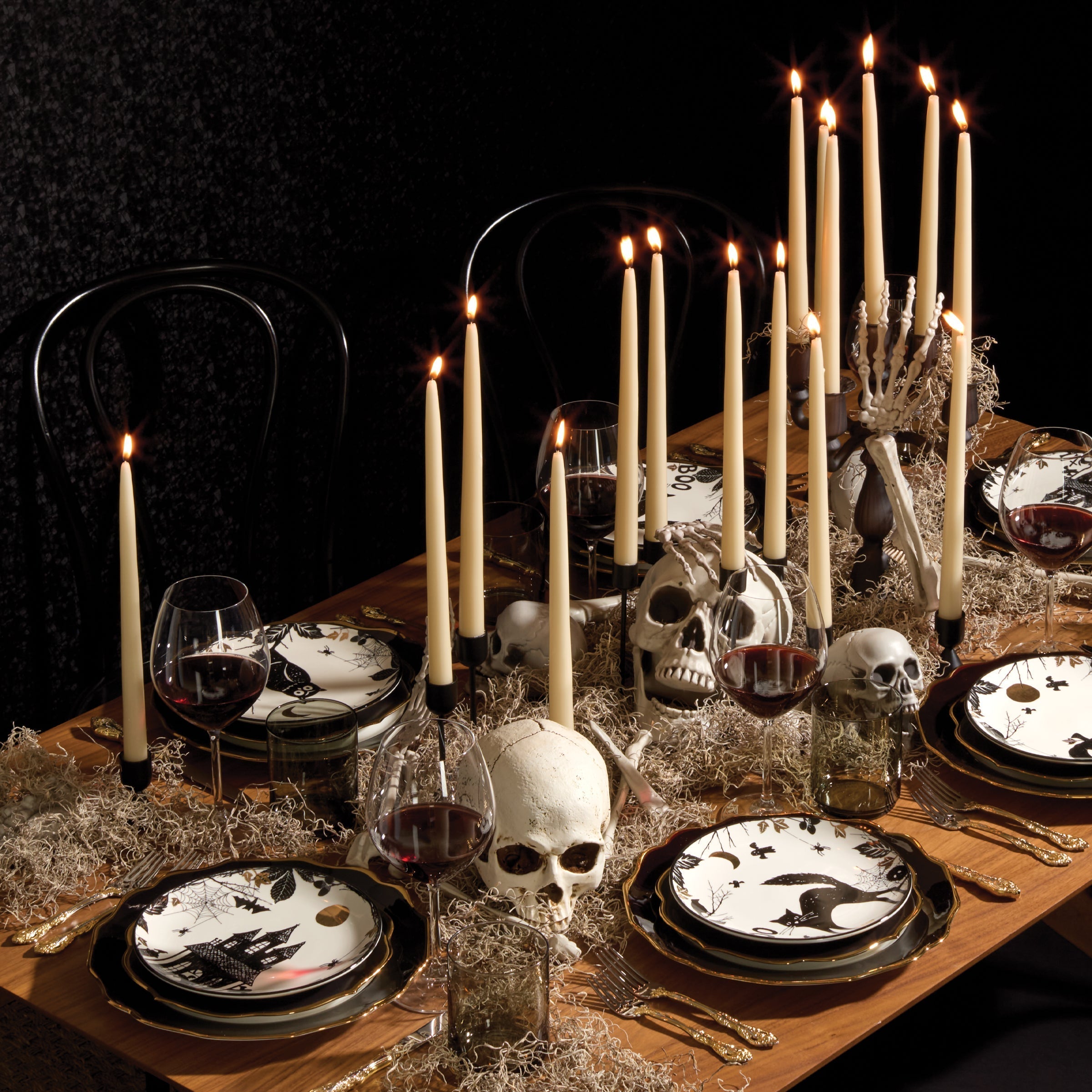 Lenox Westmore Haunted Halloween Accent Plates, Set of 4 - Image 3