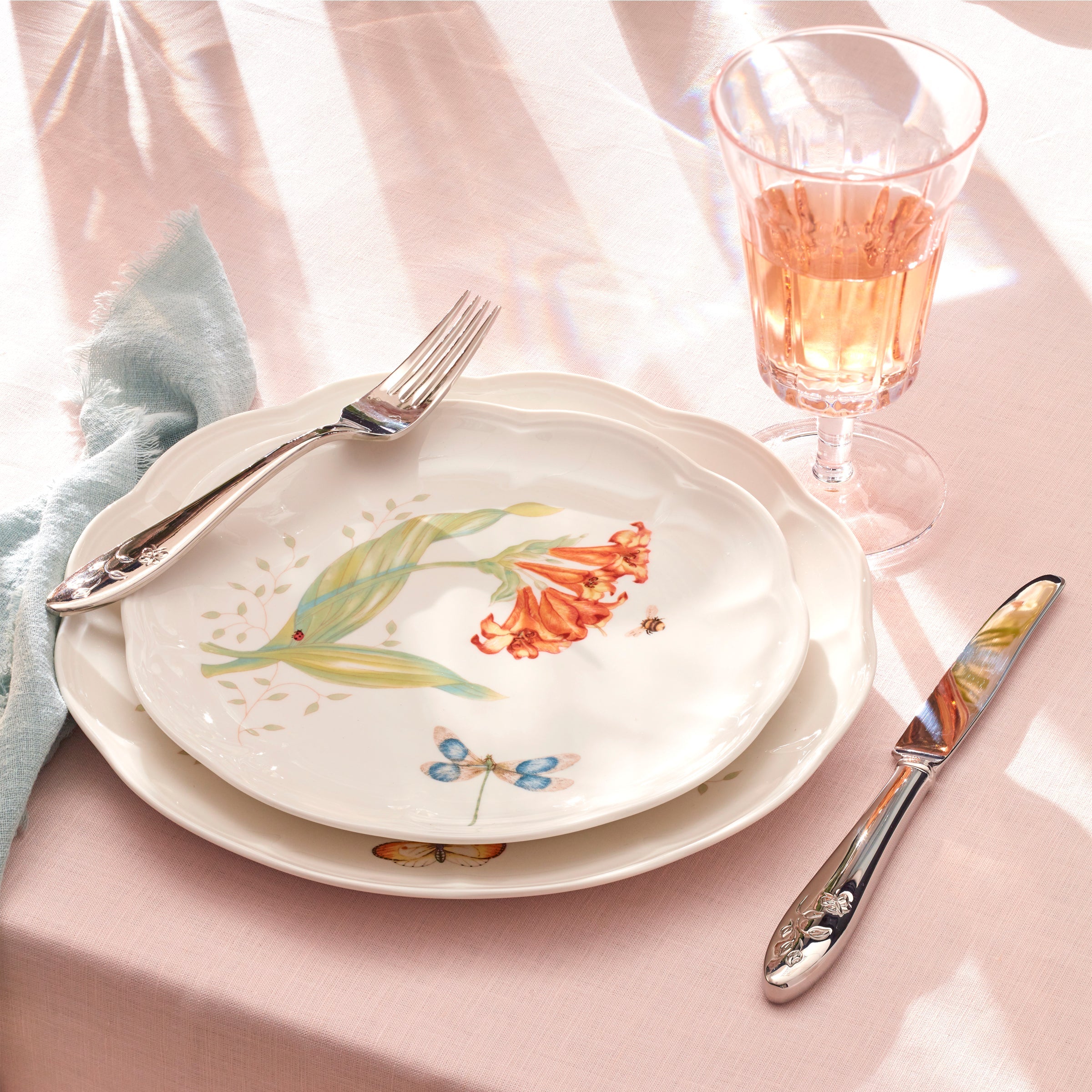 Lenox Westmore Butterfly Meadow 18-Piece Dinnerware Set - Image 3