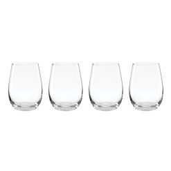 Lenox Westmore 5 O'Clock Stemless Wine Glasses, Set of 4